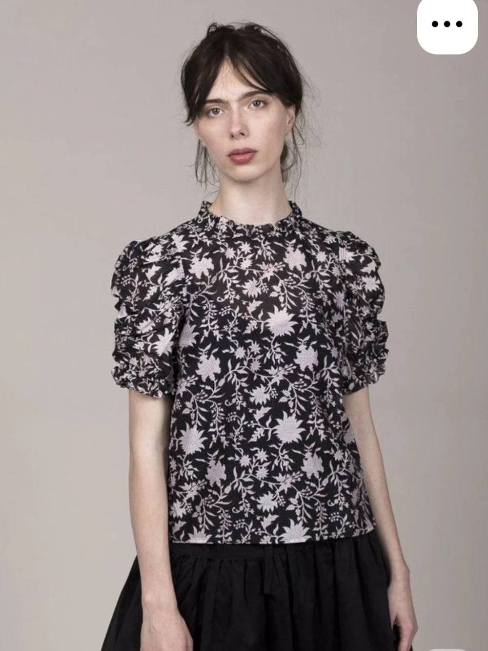Ulla Johnson Posey Blouse in Midnight Women's Size (See Measurements)
